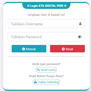 Register PGRI Sukun - Persatuan Guru Republik Indonesia Cabang Sukun